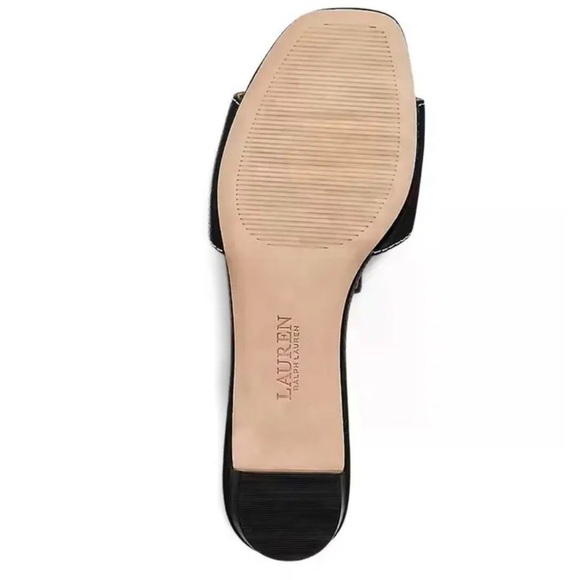 NEW Ralph Lauren Fay Tumbled Leather Sandals - Picture 4 of 11